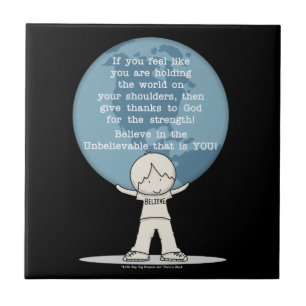 Thankful for Strength Tile