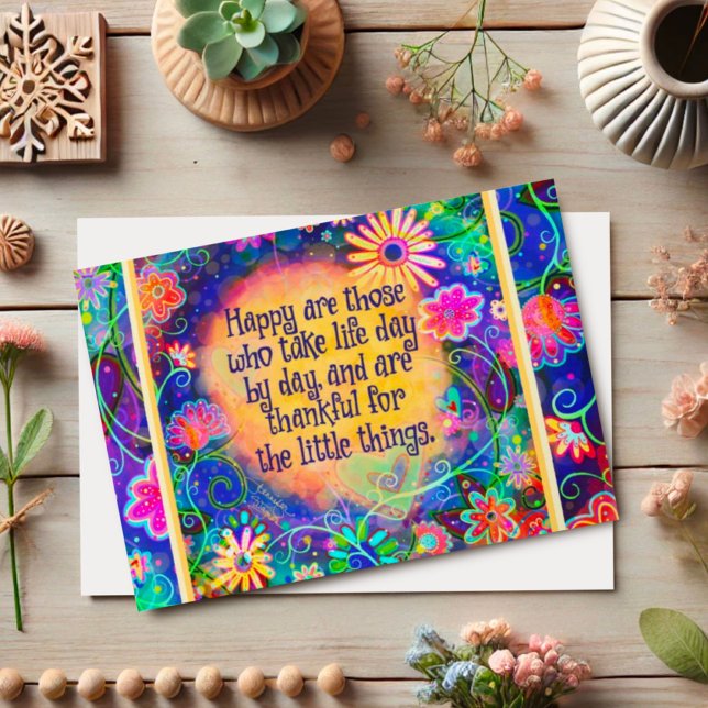 Thankful for the Little Things Card (Creator Uploaded)