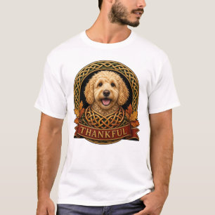 Thankful Goldendoodle Celtic Knot T-Shirt