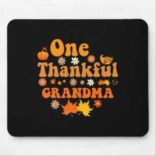 Thankful Grandma For Women Fall Thanksgiving Autum Mouse Pad