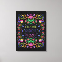 Thankful, Grateful, Blessed | Customize This Art