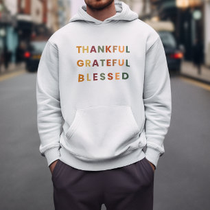 Thankful Grateful Blessed – Fall Hoodie