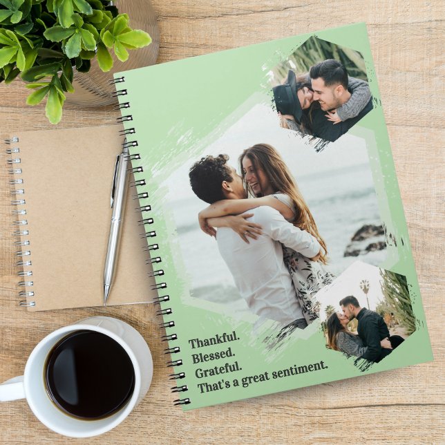 Thankful Grateful Blessed Family Photo Notebook (Thankful Grateful Blessed Family Photo Notebook)