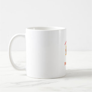 Thankful Grateful Blessed Happy Thanksgiving Turke Coffee Mug