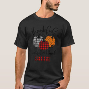 Thankful Grateful Blessed Lollie Autumn Fall Pumpk T-Shirt