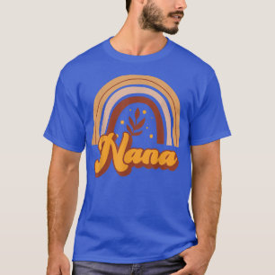 Thankful Grateful Blessed Nana Fall Autumn Thanksg T-Shirt