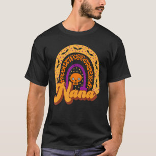 Thankful Grateful Blessed Nana Fall Autumn Thanksg T-Shirt