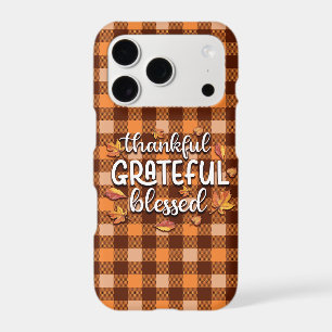 Thankful Grateful Blessed Plaid