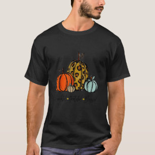 Thankful Grateful Blessed Pumpkin Thanksgiving Day T-Shirt