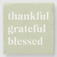 Thankful Grateful Blessed | Thanksgiving Quote