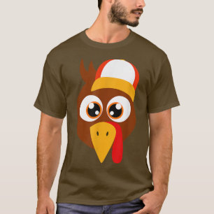 Thankful Grateful Blessed Thanksgiving Turkey Base T-Shirt