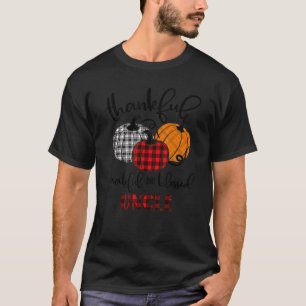 Thankful Grateful Blessed Uncle Buffalo Plaid Than T-Shirt