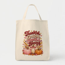 Thankful Grateful Pastel and Blessed Thanksgiving
