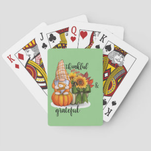 Thankful & grateful playing cards