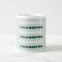 Thankful, Gratitude Quote, Green