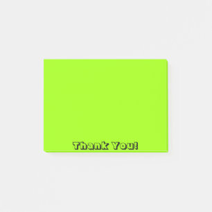 Thankful Green Post-it Notes