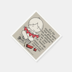 Thankful Hearts Napkin