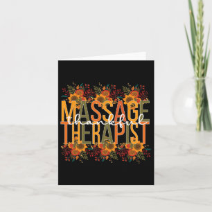 Thankful Mage Therapist Thanksgiving Mage Therapy Card