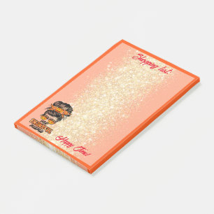 Thankful Mama Autumn Customize Text and Colour Post-it Notes