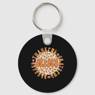 Thankful Mimi Grandmother Thanksgiving Mimi Grandm Keychain