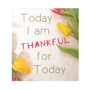 Thankful Motivational Qoutes Notepad