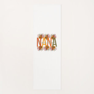 Thankful Nana Grandmother Thanksgiving Nana Grandm Yoga Mat