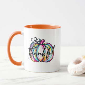 Thankful Pumpkin Thanksgiving Thankful G Mug