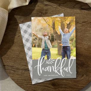 Thankful Season   Thanksgiving Photo Card