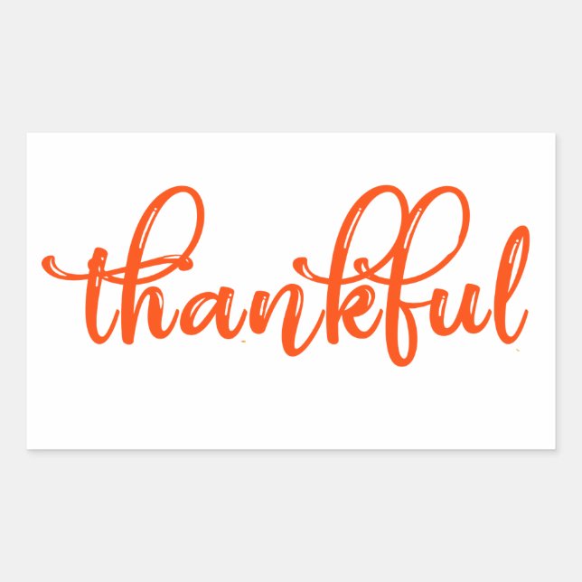 Thankful Sticker (Front)