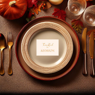 Thankful Thanksgiving/Friendsgiving  Place Card