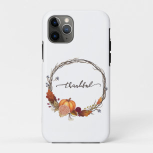Thankful Thanksgiving Wreath iPhone 11 Pro Case