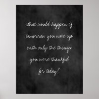 Thankful Today Chalkboard