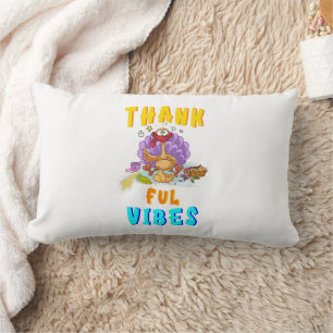 Thankful Vibes Lumbar Pillow