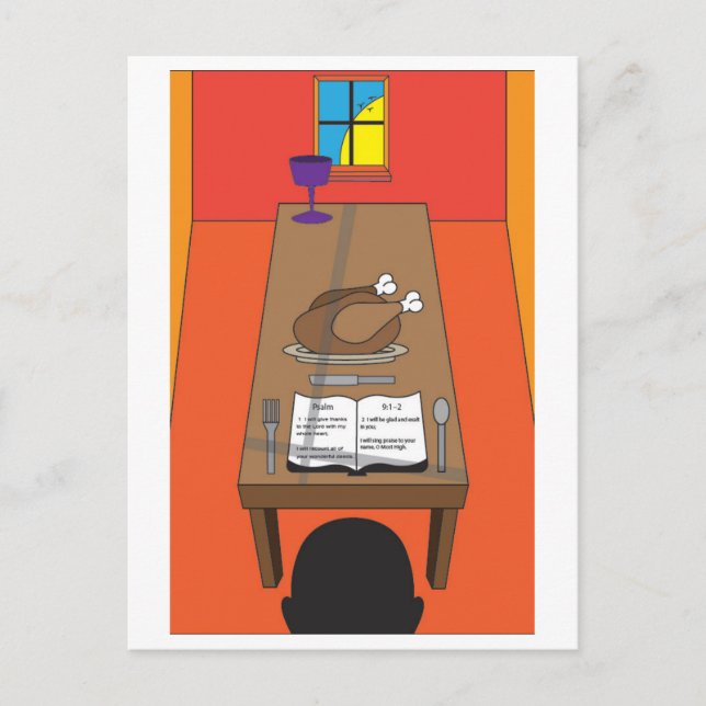 Thankfulness for Today Postcard (Front)