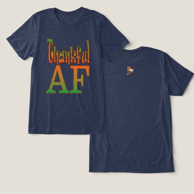 ThankfulPulse Tri-Blend Shirt (Design Front & Back)