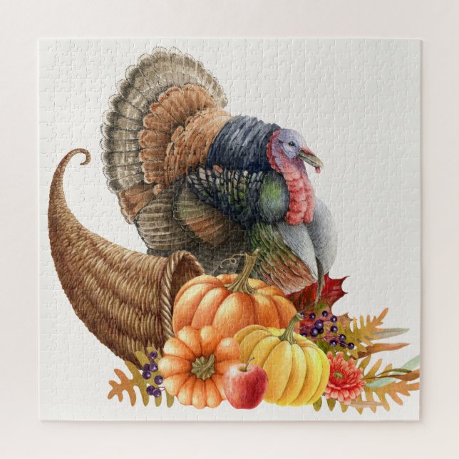 Thankgiving Turkey Jigsaw Puzzle (Vertical)