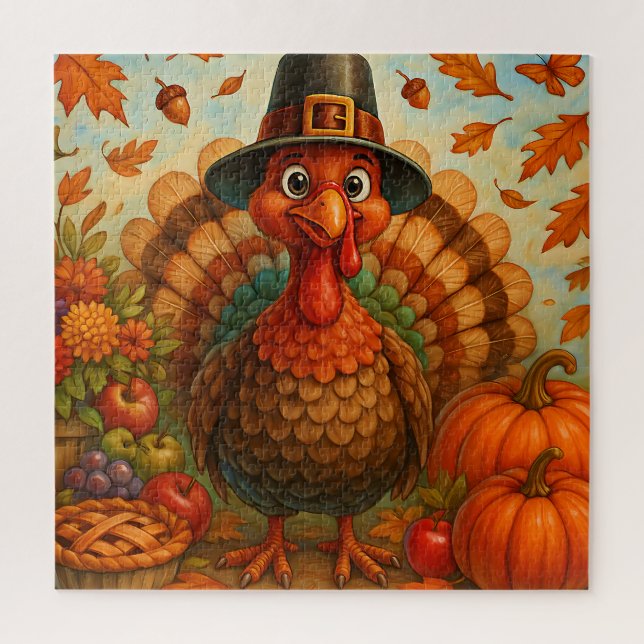 Thankgiving Turquie Puzzle (Vertical)