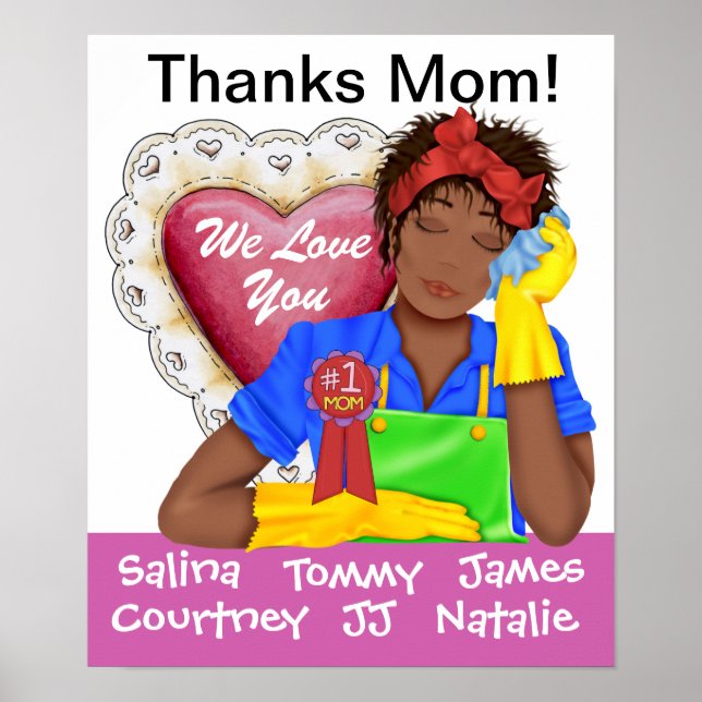 Thanks # 1 Mom ! - SRF Poster (Front)