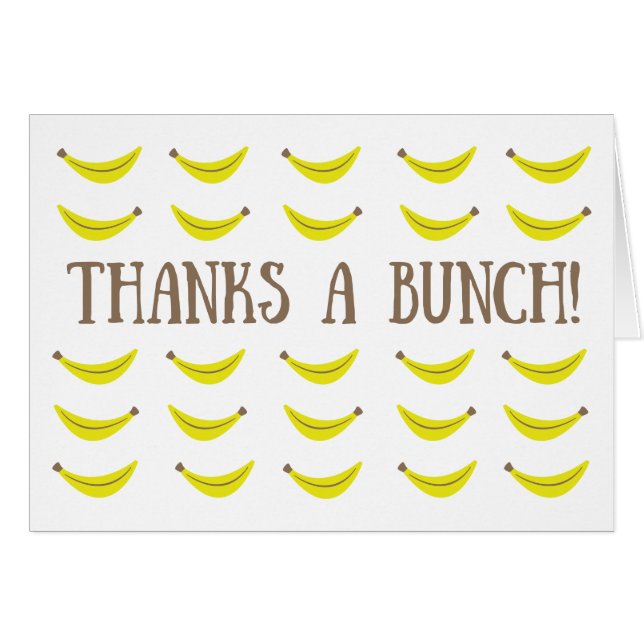 Thanks A Bunch (Front Horizontal)