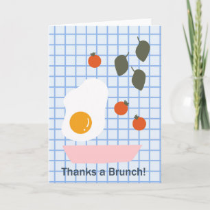 Thanks a Bunch Gift for Mom Thank You Card