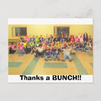 Thanks a BUNCH!! Postcard