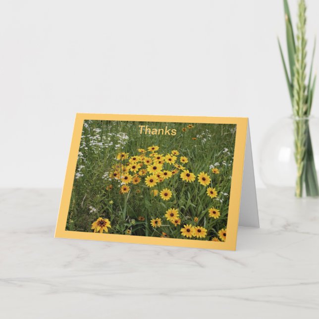 Thanks a Bunch Thank You Card (Front)