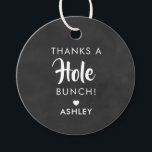 Thanks a Hole Bunch, Doughnut Holes Chalkboard Favour Tags<br><div class="desc">These are the perfect little gift tags. You can customize front and back text.</div>