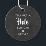 Thanks a Hole Bunch, Doughnut Holes Chalkboard Favour Tags<br><div class="desc">These are the perfect little gift tags. You can customize front and back text.</div>