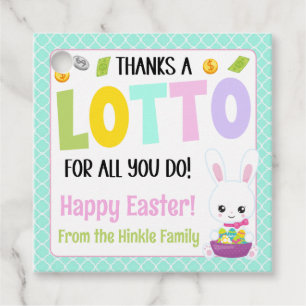 Thanks a Lotto For All You Do Favour Tags