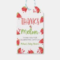 Thanks A Melon Watermelon Baby Shower Favour