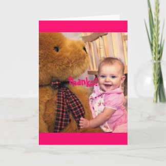 Thanks! Baby Thank You Card