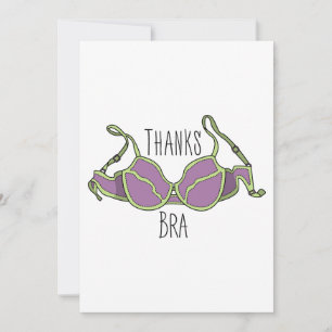 Thanks Bra Holiday Card