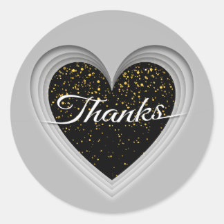 Thanks Classic Round Sticker