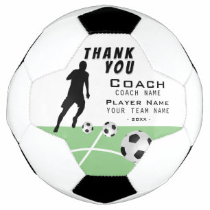 Thanks Coach Soccer Player Thank you  Ball
